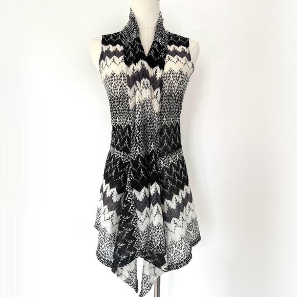 VINTAGE Y2K JOCKEY CHEVRON VEST - Picture 1 of 6